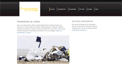 Desktop Screenshot of flykatastrofer.dk