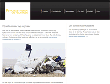 Tablet Screenshot of flykatastrofer.dk